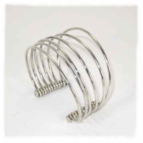 Multiwire silver bracelet -l